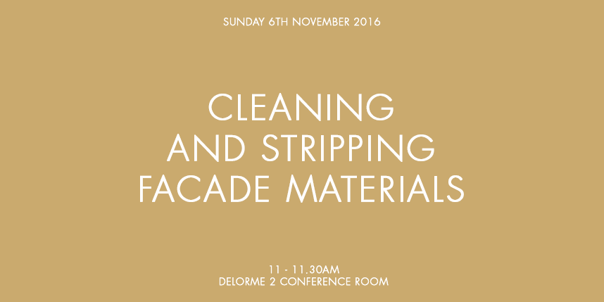 CLEANING AND STRIPPING FACADE MATERIALS