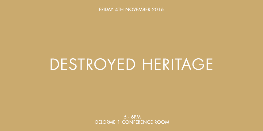 DESTROYED HERITAGE