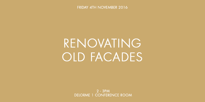 RENOVATING OLD FACADES
