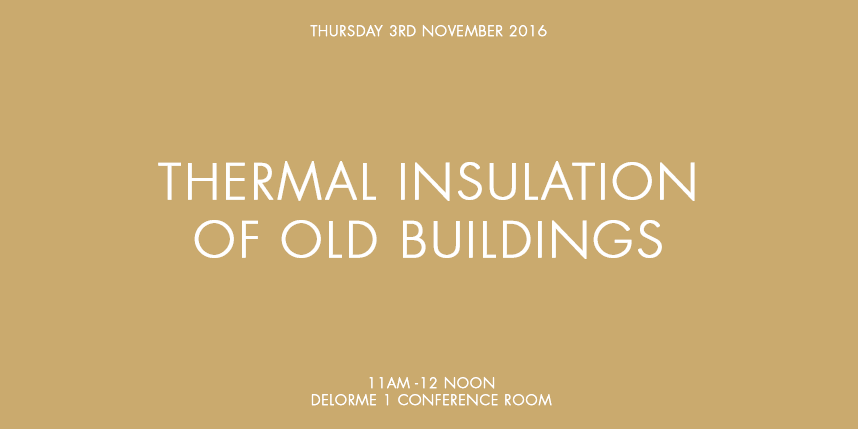 THERMAL INSULATION OF OLD BUILDINGS