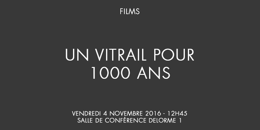 Un vitrail pour 1000 ans