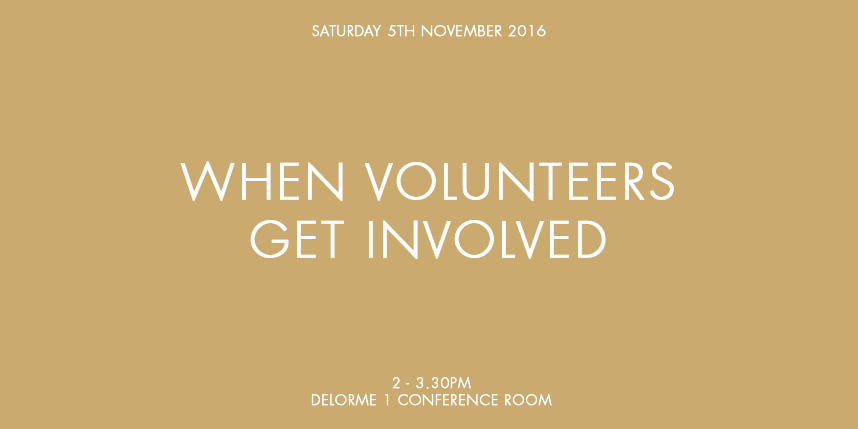 WHEN VOLUNTEERS GET INVOLVED