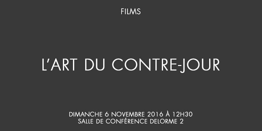 L’Art du contre-jour