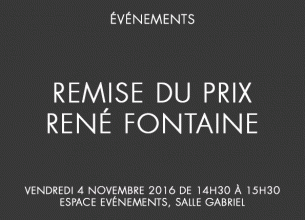 Remise de prix « René Fontaine »