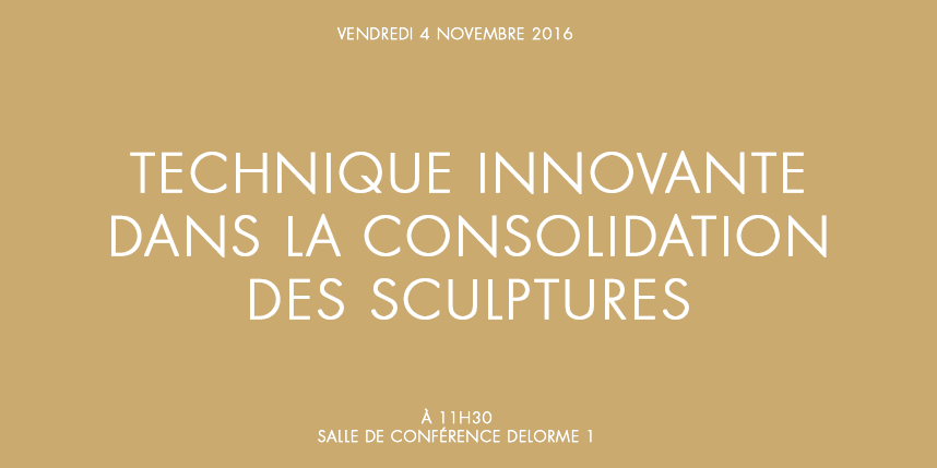 Technique innovante dans la consolidation des sculptures