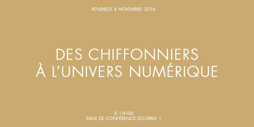 Des chiffonniers à l’univers numérique