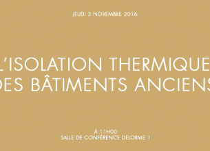 L’Isolation thermique des bâtiments anciens