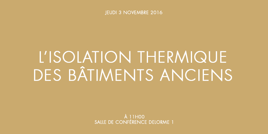 L’Isolation thermique des bâtiments anciens