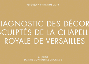Diagnostic des décors sculptés de la chapelle royale de Versailles