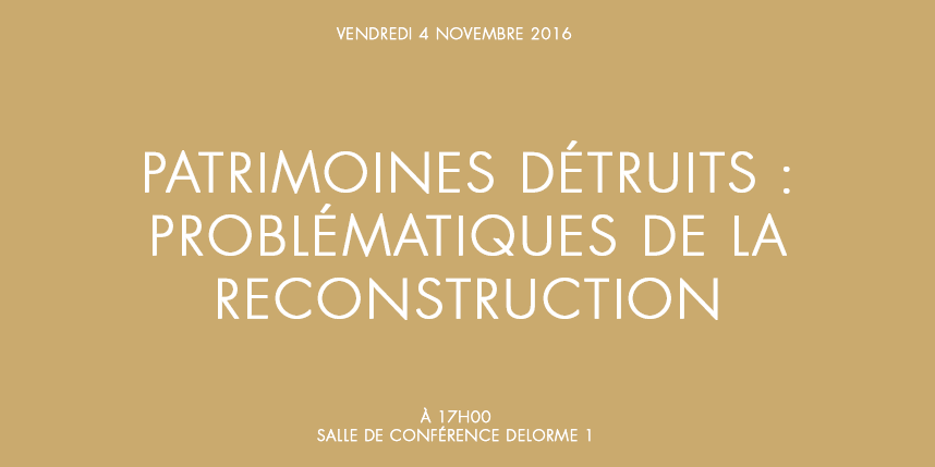 Patrimoines détruits