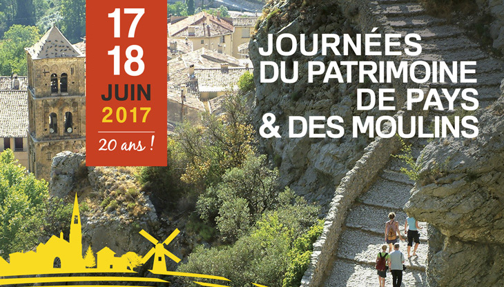 Participez aux 20e journées du patrimoine de pays et des moulins
