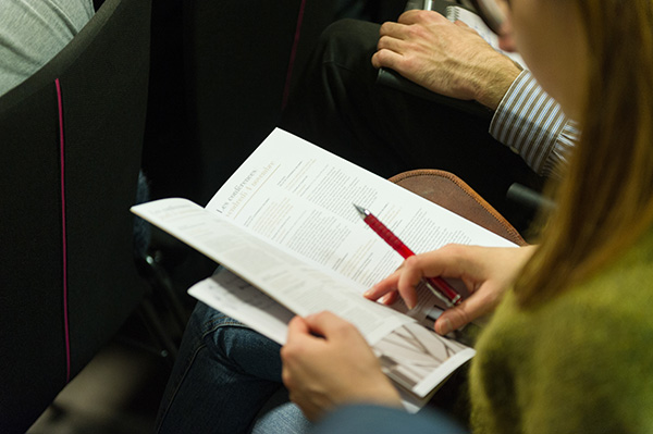 Conférence “Le point de vue des institutions…”