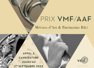 Prix AAF-VMF « Métiers d’Art et Patrimoine Bâti » – Ouverture des candidatures