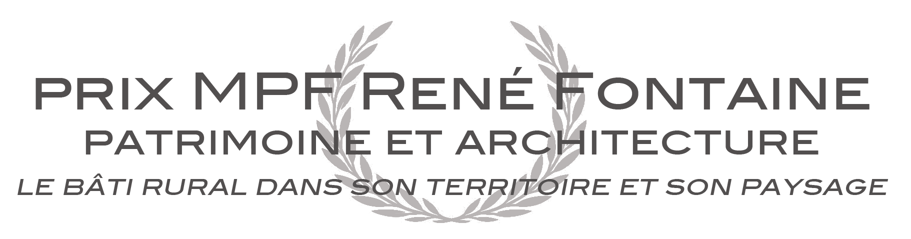 Logo prix RF_gris les rubans du patrimoine