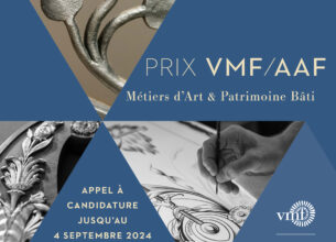 Prix AAF-VMF « Métiers d’Art et Patrimoine Bâti » – Ouverture des candidatures